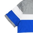 thumbnail image 5 of Women's Plus Size Sets Striped 2 Piece Short Sleeve Crewneck T Shirt and Biker Shorts Outfits Summer Casual Stretchy Workout Suits, 5 of 9