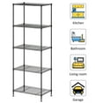 thumbnail image 5 of SESSLIFE 5-Tier Shelving Unit Shelf, Metal Large Storage Shelves, Heavy Duty Height Adjustable Commercial Grade Steel Utility, 5 Layer Shelf Rack Organizer, 551 LBS Capacity, 5 of 9