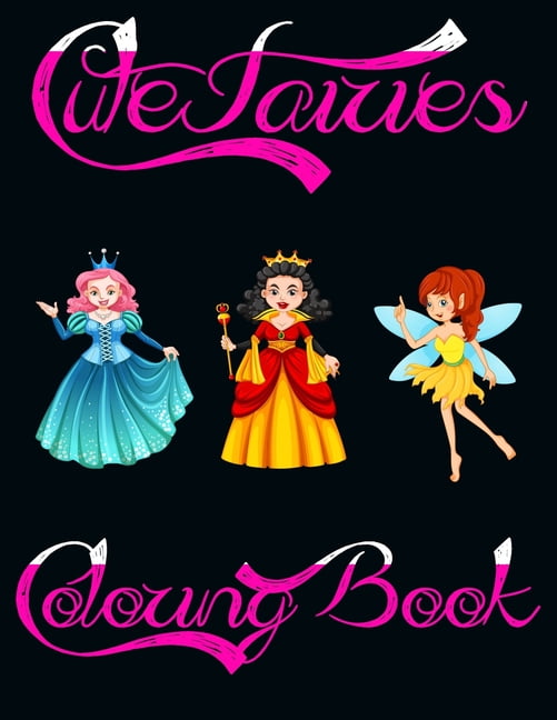 Download Cute Fairies coloring book : Coloring for Adults ...