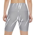 thumbnail image 4 of Effete Feline Claw Marks Scratch Women Workout Shorts (AOP), 4 of 9