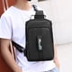 thumbnail image 5 of Bolsa de bandolera para hombres y mujeres | Mochila de día cruzada de poliéster ligera | Puerto de carga USB | Compartimentos múltiples para tabletas, teléfonos, carteras | Correa ajustable, 5 of 6