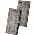 thumbnail image 4 of Funda Cartera FOXDOCK para iPhone 8 Plus/7 Plus , Flip PU con Relieve de Gatos y Perros, Tarjetero y Soporte, 4 of 6