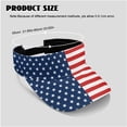 thumbnail image 7 of Aplkyhs Patriotic Star Women's Golf Shirt and Sun Visor Hat Set Short Sleeve Collared Quick-Dry Breathable Moisture-Wicking Shirt Adjustable UV-Protective Visor for Daily Wear Golf Tennis, 7 of 7