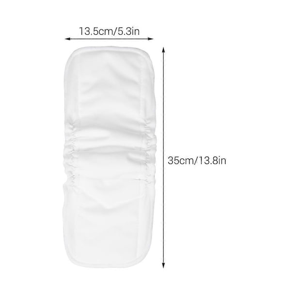 Washable Diaper Pad Pack of 5 Cotton Changing Pads Elastic Design Strong Absorbtion Soft & Breathable Diaper Mats for Baby Infants Toddlers