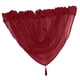 thumbnail image 1 of VOILE SWAG SWAGS TASSLED CORTINA DECORATIVA DRAPE PELMET VALANCE - varios Vino rojo Sunnimix  Pañuelo de cortina de gasa, 1 of 8
