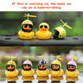 thumbnail image 4 of Coche De Juguete De Pato, Decoraciones De Salpicadero De Coche De Pato Amarillo Con Casco De Hélice Para Adultos Y Niños Guardurnaity HA039875-06, 4 of 6