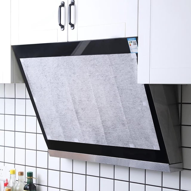 OULII 36pcs Range Hood Grease Filter Paper Non Woven Face From Oil
