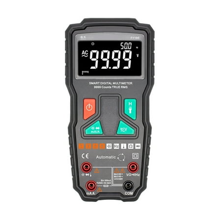 FUYI Digital Multimeter 9999 Count Intelligent Automatic Universal ...