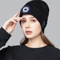 thumbnail image 2 of Bluetooth knitted cap, outdoor night running night fishing led light lighting, 2 of 5