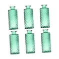 thumbnail image 3 of 6 jarrones de vidrio con forma de capullo para arreglos florales, portátiles, minimalistas, mini flores Verde, 3 of 7