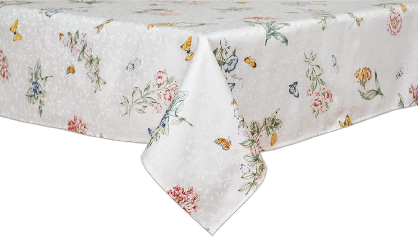 Tablecloth butterflies Tablecloth custom  Cotton tablecloth Round oval tablecloth