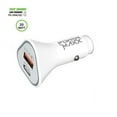 thumbnail image 2 of For Samsung Galaxy A01 Core 20W Car Charger PD + 2.4A USB with 3FT Braided Type A to Micro USB, 2 of 7