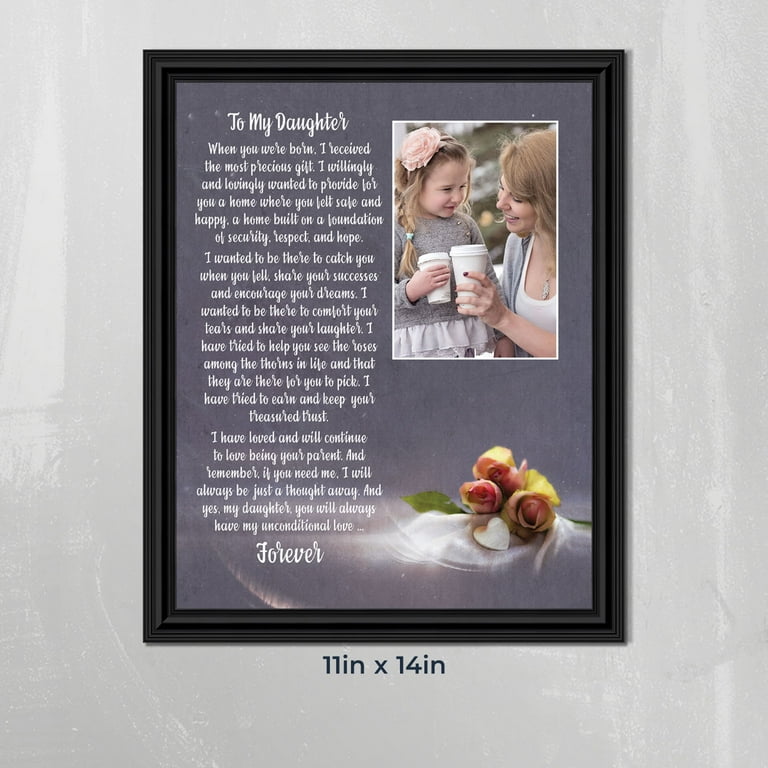 Picture Frame, for Mom,Birthday Gifts for Mom,Mom Gifts from Daughter Unique  Gif