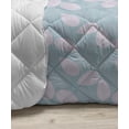 thumbnail image 3 of Tribal Down Alternative Comforter, Zigzags Polka Dots and Other Motifs, Microfiber Quilt for All Season, 5 Sizes, White Multicolor, by Ambesonne, 3 of 3