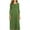 Green, variant on Nlife Women 3/4 Sleeve Round Neck Swing Midi Dress