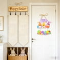 thumbnail image 6 of PEIBang Happy Easter Door Sign Easter Decorations,Cute Bunny Easter Egg Paper Door Sign Hanging Ornament for Easter Farmhouse Home Party Decor, 6 of 7