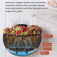 thumbnail image 2 of fastboy Flower Pot Wall Mounted Hanging Basket Planter Garden Plant Container Outdoors Solid Color Flowerpot for Balcony Pink/L, 2 of 6