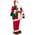 thumbnail image 3 of Northlight Animated and Musical Commercial Size Dancing Santa Christmas Figure - 6', 3 of 6