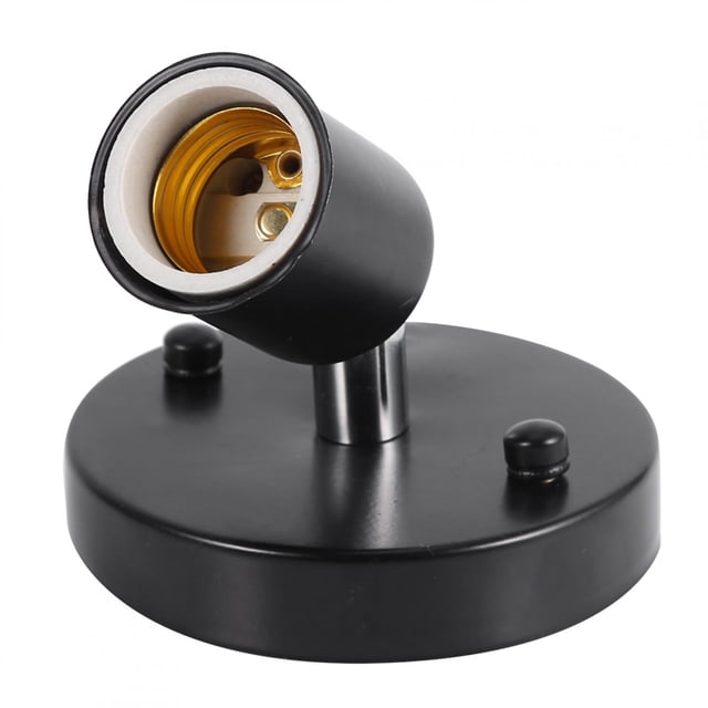 E27 Modern Adjustable Ceiling Lamp Wall Mounted Light Bulb Holder Socket with 180 Degree, Pack of 1 ceiling light wall Spptty Suministros de iluminación