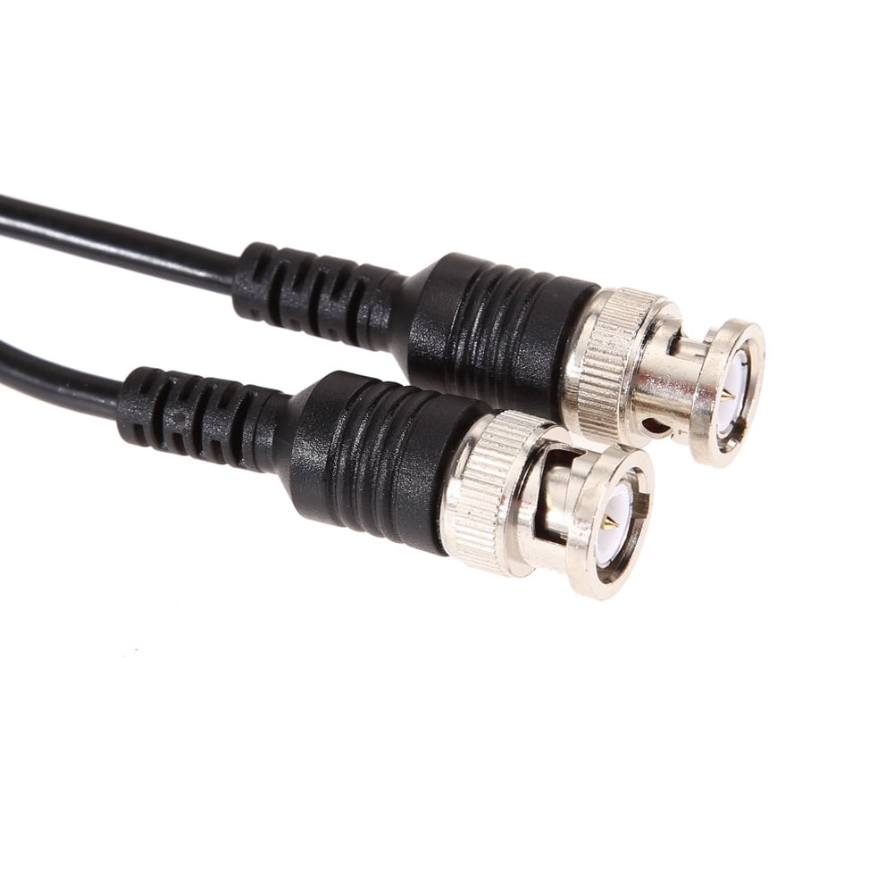 Pro 2pcs 110cm BNC Q9 to Dual Alligator Clip Oscilloscope Test Probe Cable Leads 
