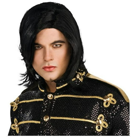 Adult Michael Jackson Long Straight Wig
