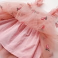 thumbnail image 3 of Vestido de tul para niña Laklulu, vestido de princesa para niñas pequeñas, vestido de playa de verano sin mangas, vestidos de verano, rosa, 120 cm, 3 of 5