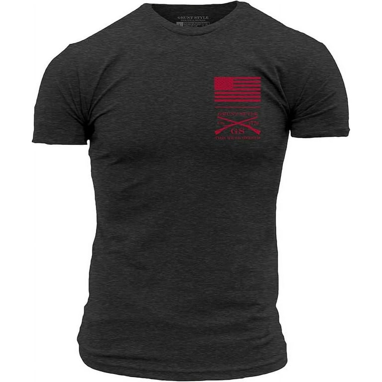 Grunt Style red blood blue collar men s T shirt Walmart