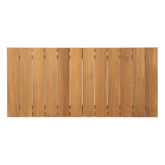 Modway Bayport 6 Piece Outdoor Patio Teak Set in Natural White