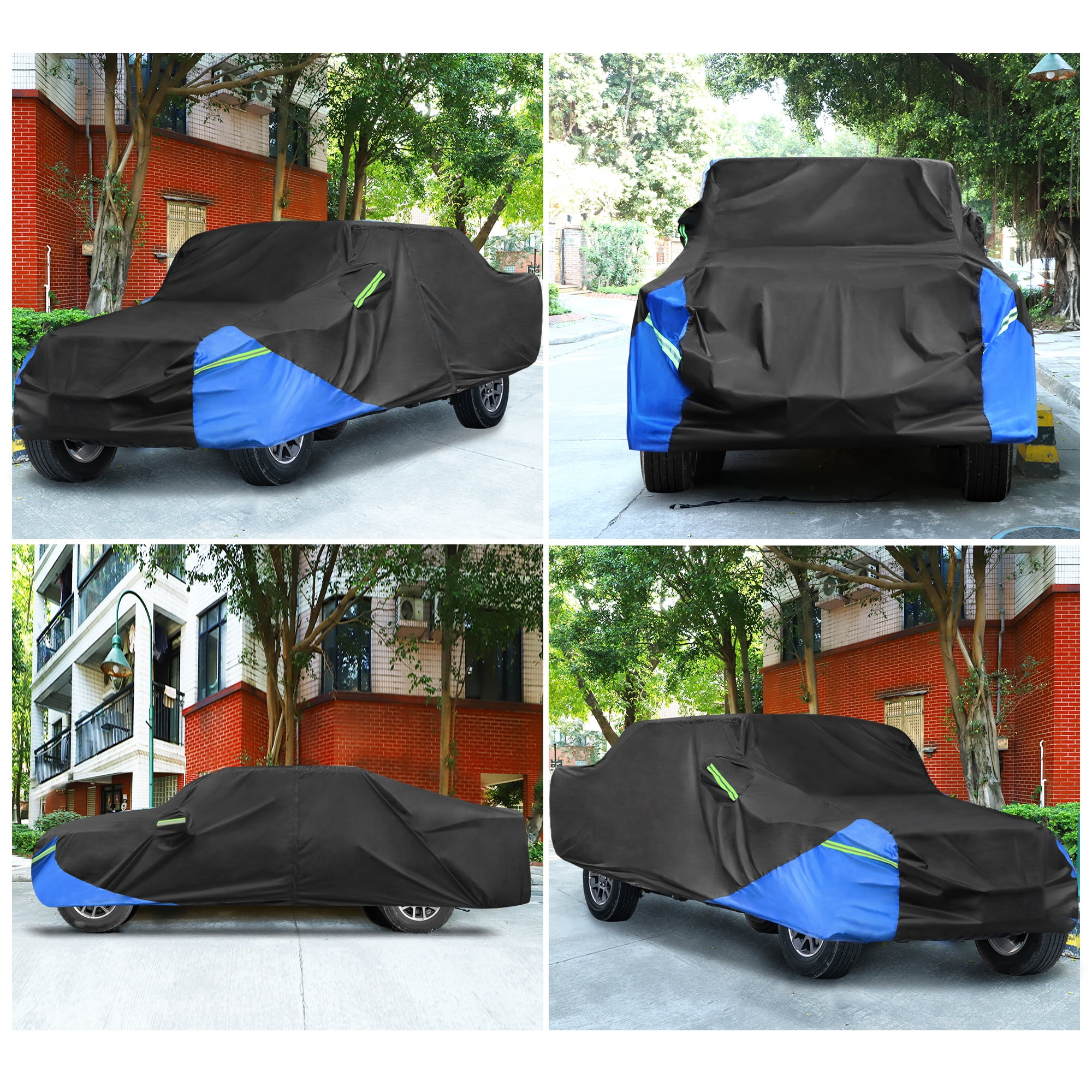 Unique Bargains Truck Car Cover for Jeep Gladiator JT 2020 2021 2022 Outdoor Black Blue