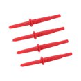thumbnail image 5 of 4 sondas de perforación de alambre de aislamiento de conector banana de 4 mm para pruebas eléctricas, color rojo, 5 of 5