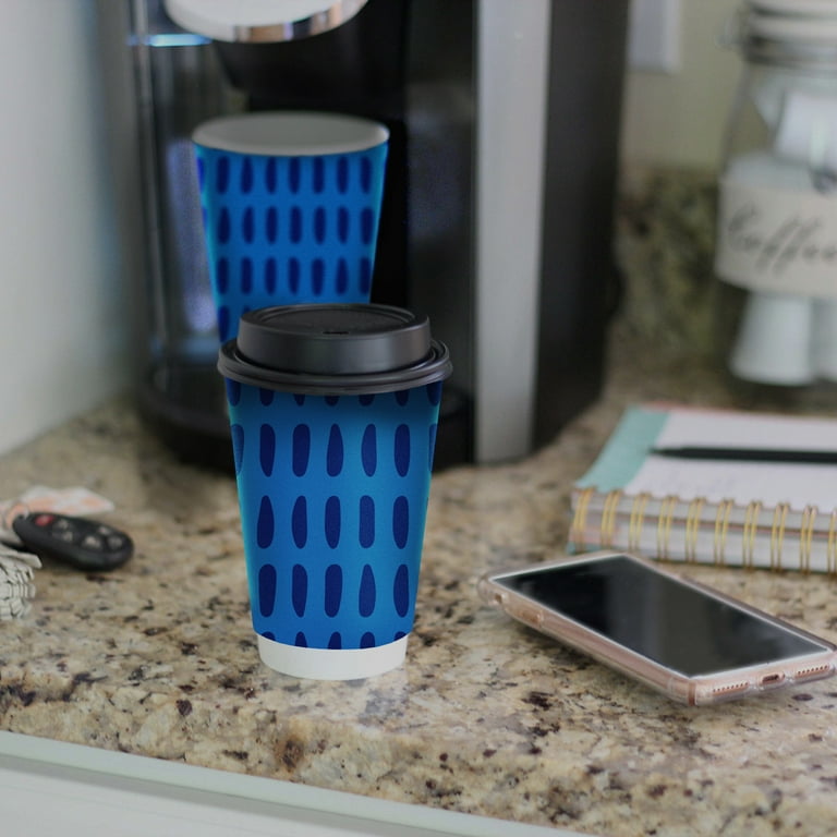 Chinet Comfort® 16oz Premium Disposable Coffee Cups with Lids, To