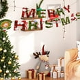 thumbnail image 5 of chaungfeng 118 Inches Merry Christmas Banner, Paper Christmas Party Decorations with String Festival Atmosphere Banner for Fireplace, Chimney, Wall, Tree, 5 of 6