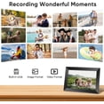 thumbnail image 2 of 10.1 Inch WiFi Digital Picture Frame with 32GB Storage, 1280x800 HD IPS Touchscreen, Smart Photo Frame for Family Gifts via Uhale App, 2 of 7