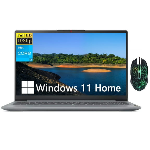 Lenovo IdeaPad Slim 3i Laptop, 15.6" FHD Student Laptops, Intel Core i3-N305, 8GB LPDDR5 RAM, 256GB SSD, Intel UHD Graphics, Webcam, Wi-Fi 6, Bluetooth 5, Windows 11 Home, Arctic Grey