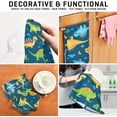 thumbnail image 7 of GZHJMY Colorful Dinosaurs Kitchen Towel, Dish Towels Quick Drying Tea Towels Absorbent Hand Towels for Kitchen Sink Dinner Table 28 x 18 Inches, Set of 4, 7 of 7