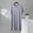 Gray, variant on Men Solid Color Short Sleeve V-Neck Bathrobe Nightgown, Loose Oversized Fit Soft Breathable Full Length Casual Home Sleep Loungewear Wrap Robe Silver XL