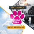 thumbnail image 6 of Magnet Me Up Rescue Mom Pink Pawprint Magnet Decal, 5 Inch, Vinyl Automotive Magnet, 6 of 7