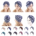 thumbnail image 2 of Bandeaux pour Femmes Styles Bohèmes Bandeau Multi-Usage Nœuds Bonnets Bonnet de Nuit Accessoires de Vêtements Cadeaux Type 5, 2 of 9