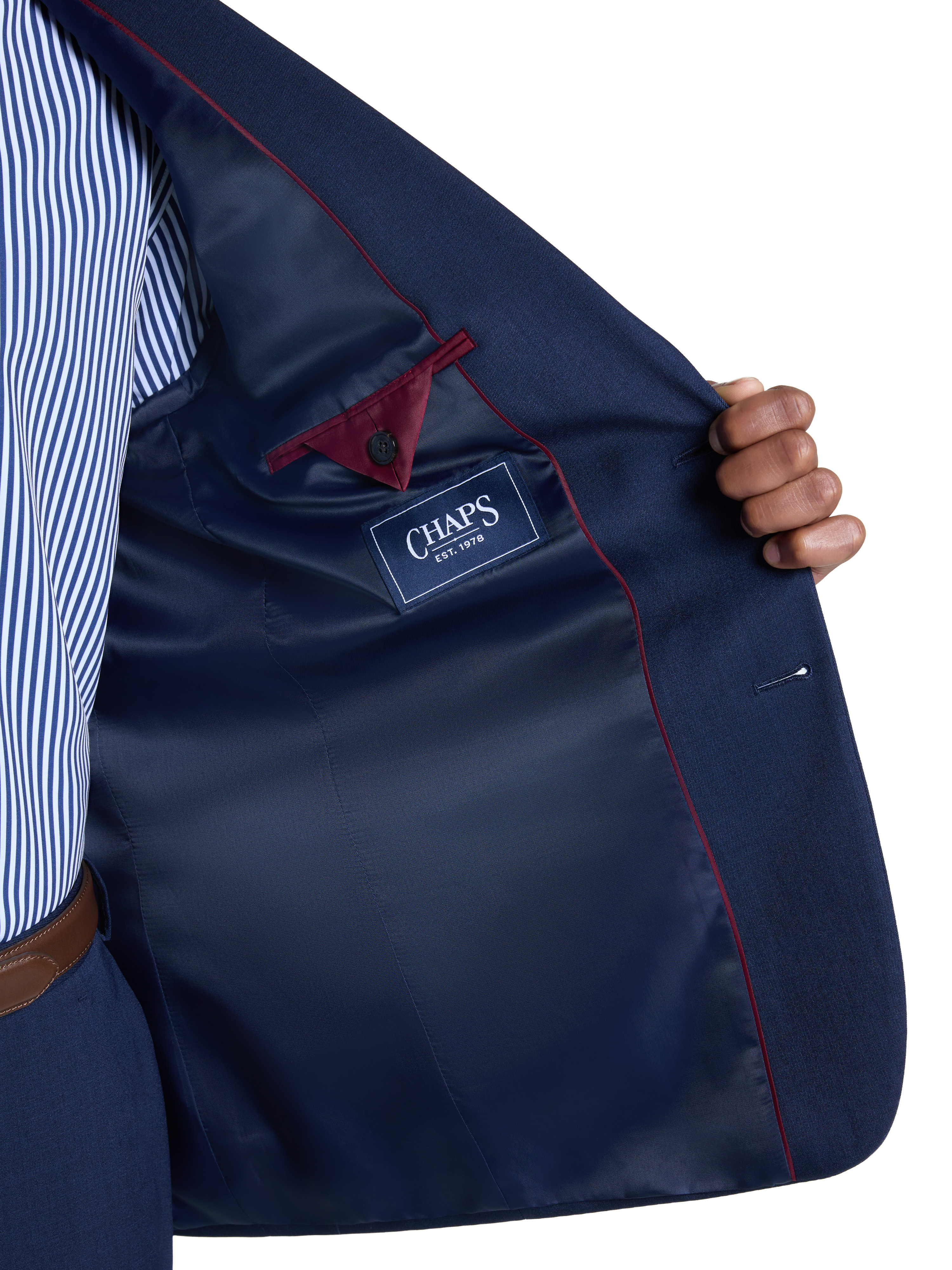 Chaps Men's Navy Solid Suit, Sizes 40R-48L
