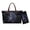 Black - Dragon Rose, variant on Women's Large Handbag and Wallet Set Skull Print Tote Handbag with Wristlet Wallet PU Leather Shoulder Satchel Purse for Ladies, Purple