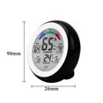 thumbnail image 2 of Mobutofu Indoor Hygrometer for Accurate Temperature Measurement with Black Plastic Design 1Set, 2 of 7