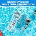 thumbnail image 4 of Hamac Flottant Jouets Flottants Matelas Pneumatique Confortable Lit Flottant Accessoires de Piscine d'Été Bleu, 4 of 6