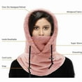 thumbnail image 2 of Balaclava Wind-Resistant Hood Ski Mask,Winter Wind-Resistant Face Mask,Warm Face Cover Hat Cap Scarf, 2 of 6