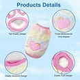 thumbnail image 4 of Vorkoi 4 Pcs Bunny Clothes for Rabbits- Small Animal Guinea Pig Warm Vest Clothes Costume Soft T-Shirt Clothes for Rabbits Hamster Clothes Kitten Ferret Chihuahua Puppy Mini Dog and Small Animals, 4 of 6