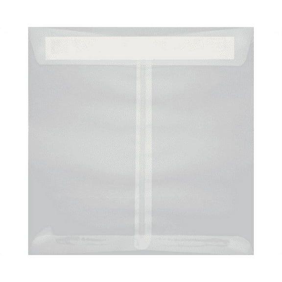LUXPaper 8 1/2 x 8 1/2 Square Envelopes in 30 lb. Clear Translucent, 1000 Pack