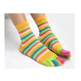 thumbnail image 2 of Women Toe Socks 5 Finger Cotton Wicking Athletic 6 Pack, 2 of 4