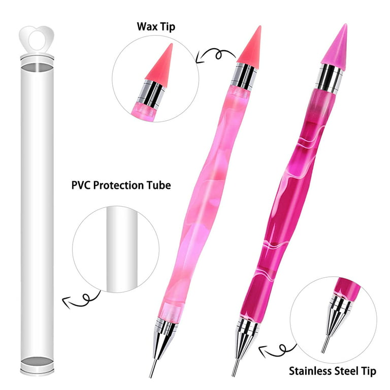 Rhinestone Glue and Wax Pen. Rotary Rhinestone Picker Tool. UV&LED