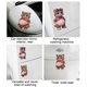 thumbnail image 5 of Pegatinas Lindas de Gato Grandes Gatos de Vientre Hombre Corgi Gatos Super Suave Silicona Pegatina Anticolisión Belleza Del Hogar Pegatina Anticolisión 2Pc, 5 of 6