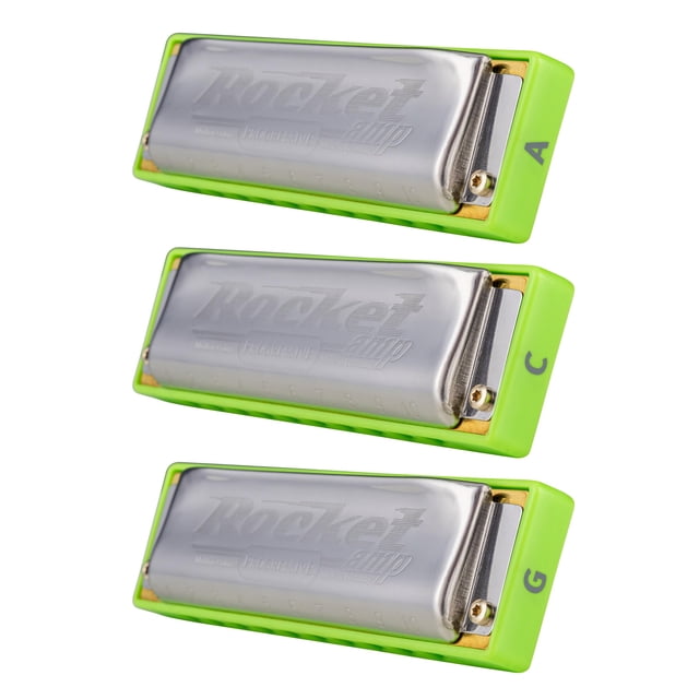 Armónica Hohner ROCKA-3PK Rocka-3PK Rocket Amplificador Propack C, G, A-Major