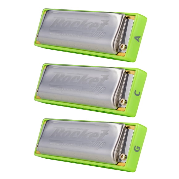 Armónica Hohner ROCKA-3PK Rocka-3PK Rocket Amplificador Propack C, G, A-Major